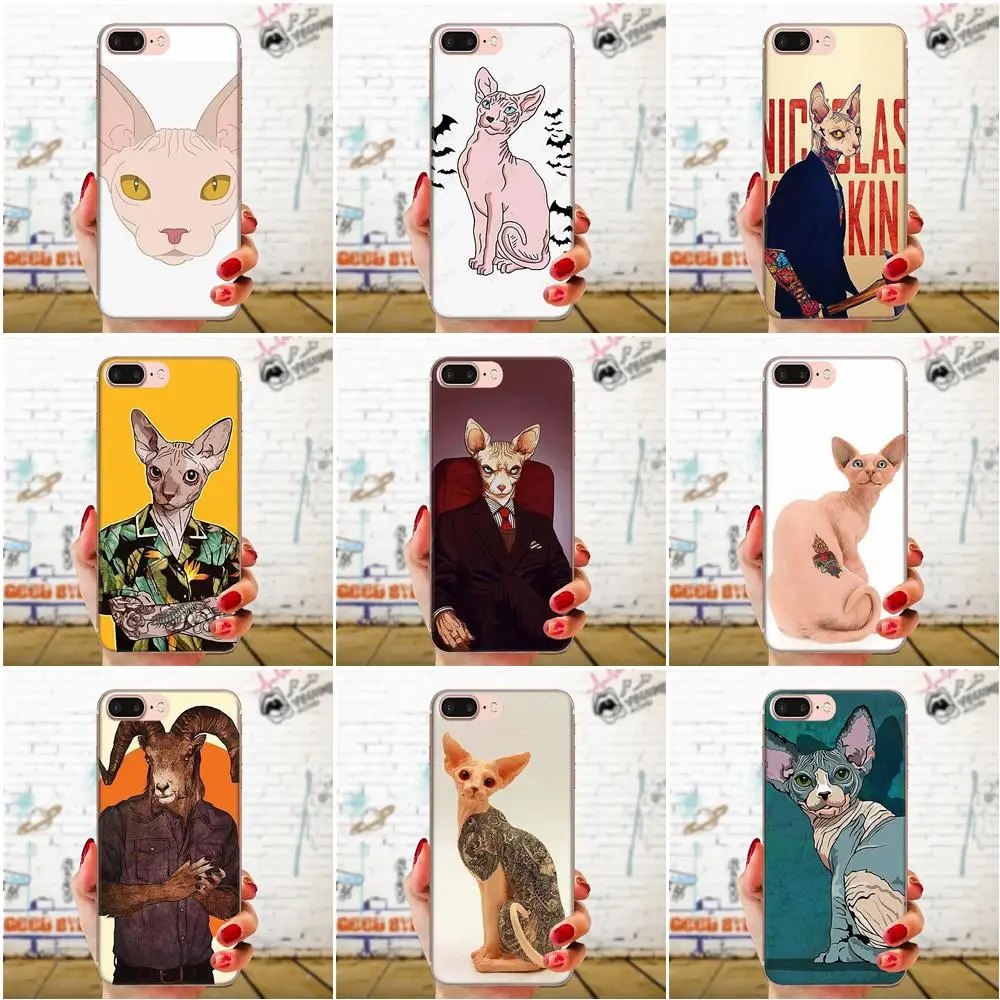 Канадский кошка без шерсти для LG K50 Q6 Q7 Q8 Q60 X Мощность 2 3 Nexus 5 5X V10 V20 V30 V40 Q Stylus мягкие