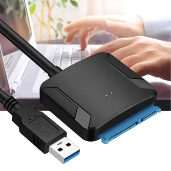 

New SATA to USB Adapter USB 3.0 to Sata 3 Cable Converter for 2.5in 3.5in HDD SSD Hard Disk Drive USB Sata Adapter