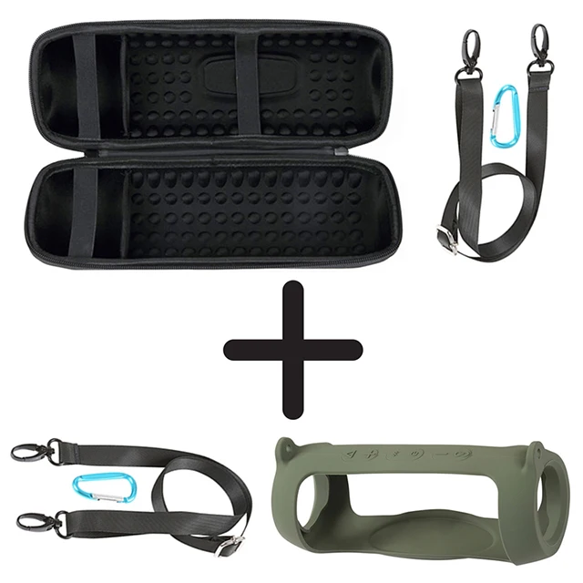 Enhanced Travel Storage Case with Soft Silicone Protector