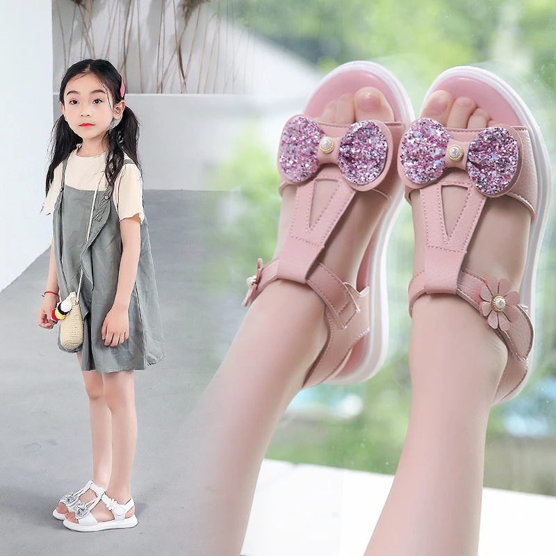 salvar asentamiento Manía Sandalias de verano para niñas, zapatos de princesa para niños, zapatos de  fondo suave de estilo coreano para niñas pequeñas, zapatos transparentes  para mujer|Sandalias de mujer| - AliExpress