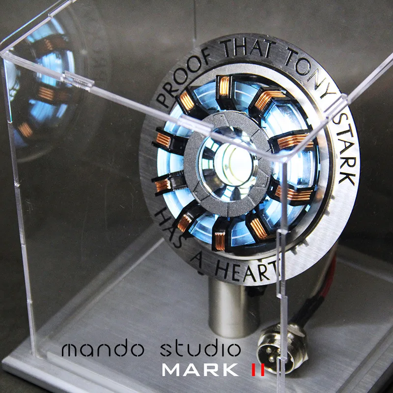 

Mando Iron And Steel New Products Man Ark Reactor Alloy Models Heart Furnace Chest Lamp DIY Garage Kit Toy Marvel