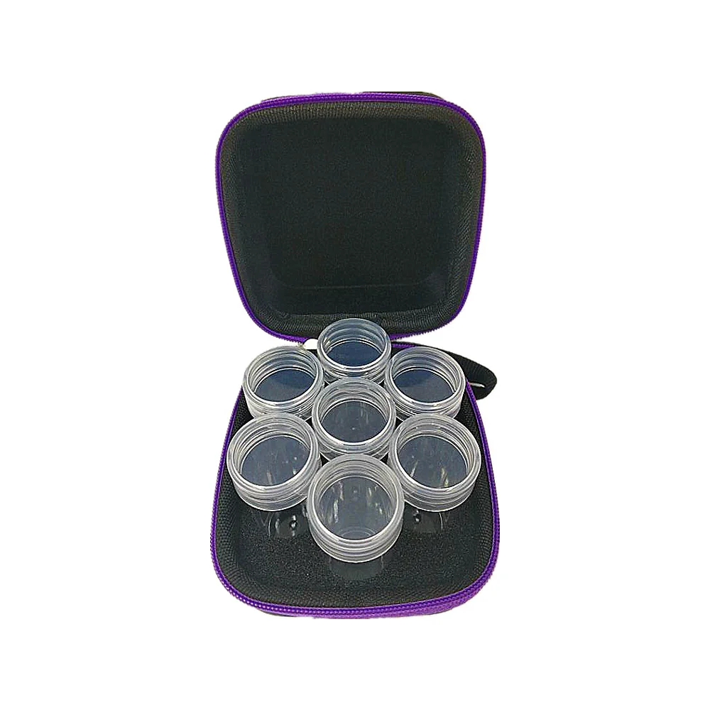 7 Bottles Diamond Painting Accessories Container Storage Bag Box Carry Case Diamond Embroidery Tools Mini Handbag