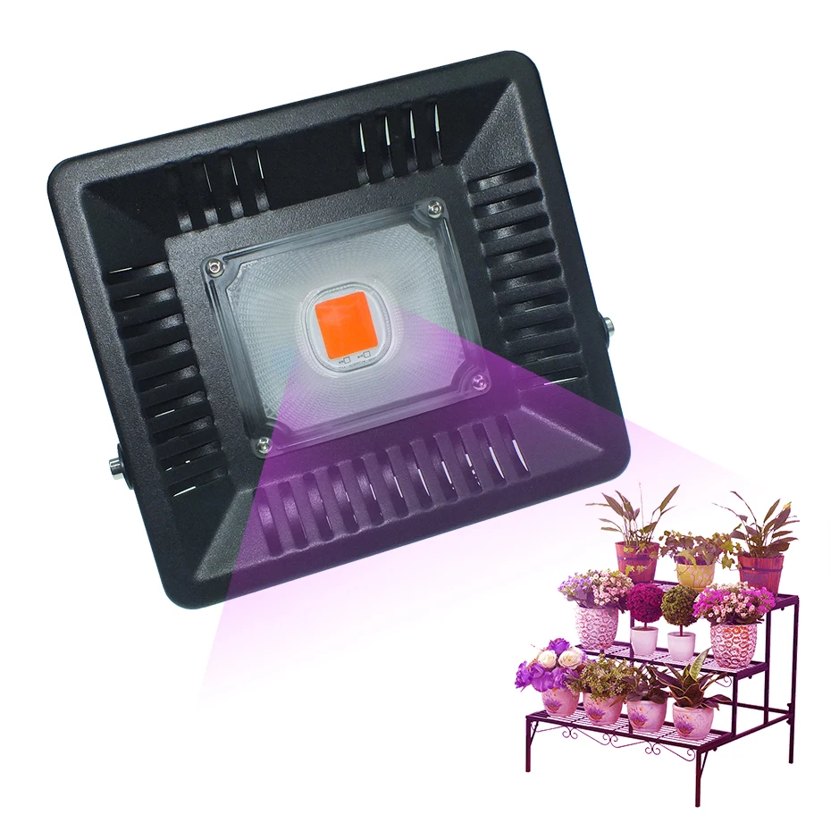 

COB Full Spectrum Plant Grow Flood Light IP65 Waterproof Hydroponic Indoor Greenhouse Fruit Vegetable Flower Grow Floodlight