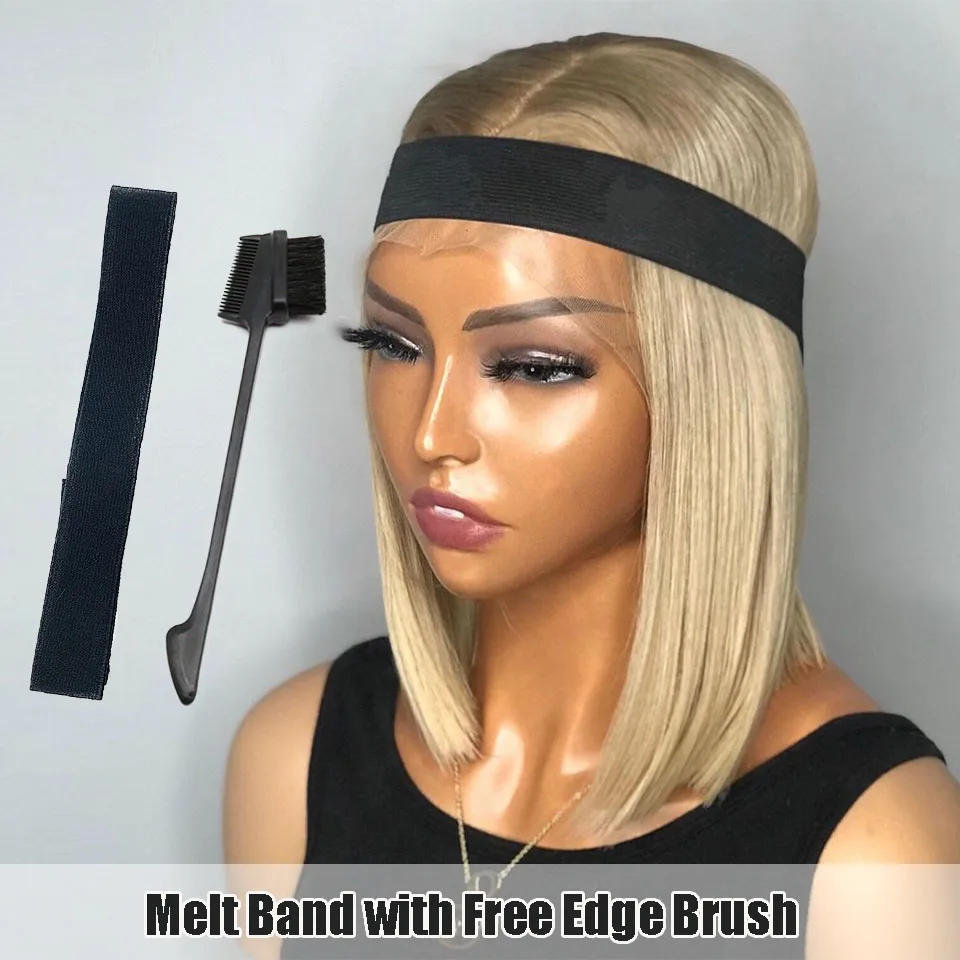 Edge Melt Band For Lace Wigs Sticker Elastic Band For Laying Lace Edge  Slayer Hair Band With Free Edge Brush Wholesale Supplier