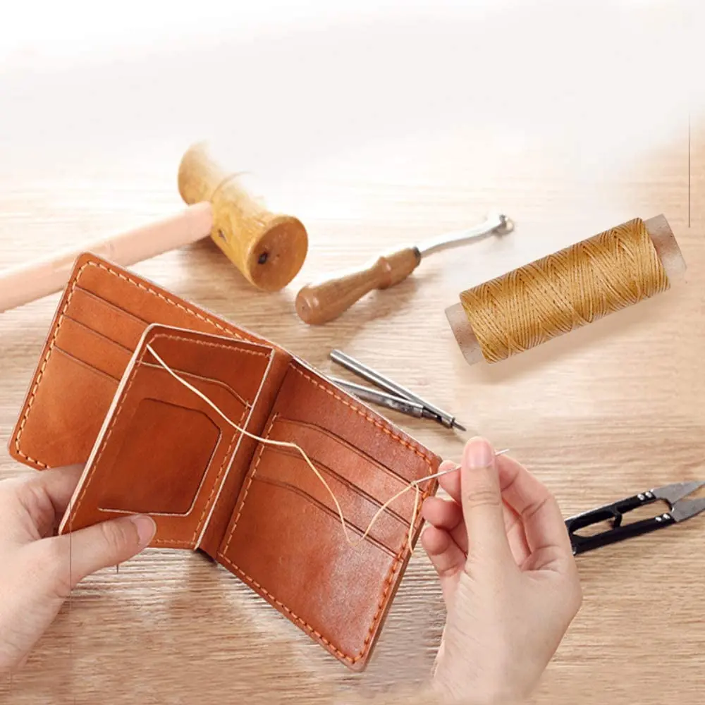 Leather Sewing Tools 36 Colors 50m Waxed Thread for Hand Sewing Leather and Bookbinding KAOBUY Leather Sewing Thread Hand Stitching Thread leather craft tools,leather sewing tools