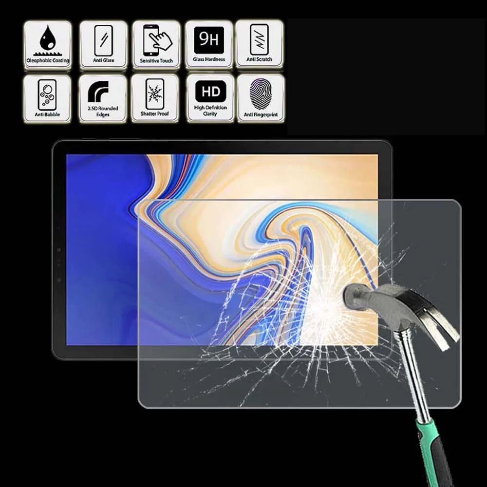 

Для планшета Samsung Galaxy Tab S4 10,5 дюйма T830 T835 ультрапрозрачное закаленное стекло для защиты экрана с защитой от отпечатков пальцев защитная пленка