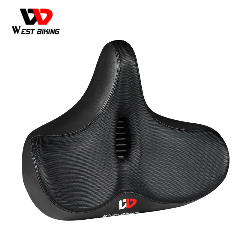 WEST BIKING Sillín para bicicleta de montaña, asiento para bicicleta de montaña, cojín grande para ensanchar los cómodo|Sillín de bicicleta| - AliExpress