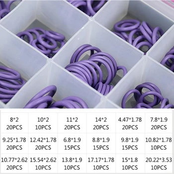

Violet O-Rings Set Seal Kit R134a R12 HNBR Rubber Assortment For General ASGA18FETA ASGA18FTTA ASGA18JCC AXGT18FHTA