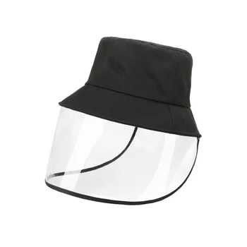 

Protective Fisherman Hat Removable Protection Sun Hat for Anti-fog Anti-particle