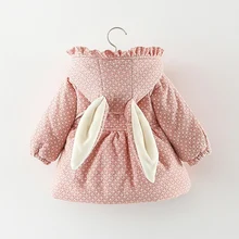 Outerwear Coat Jacket Outfits Birthday-Clothing Girls Baby Newborn 1-Year Cotton Hooded