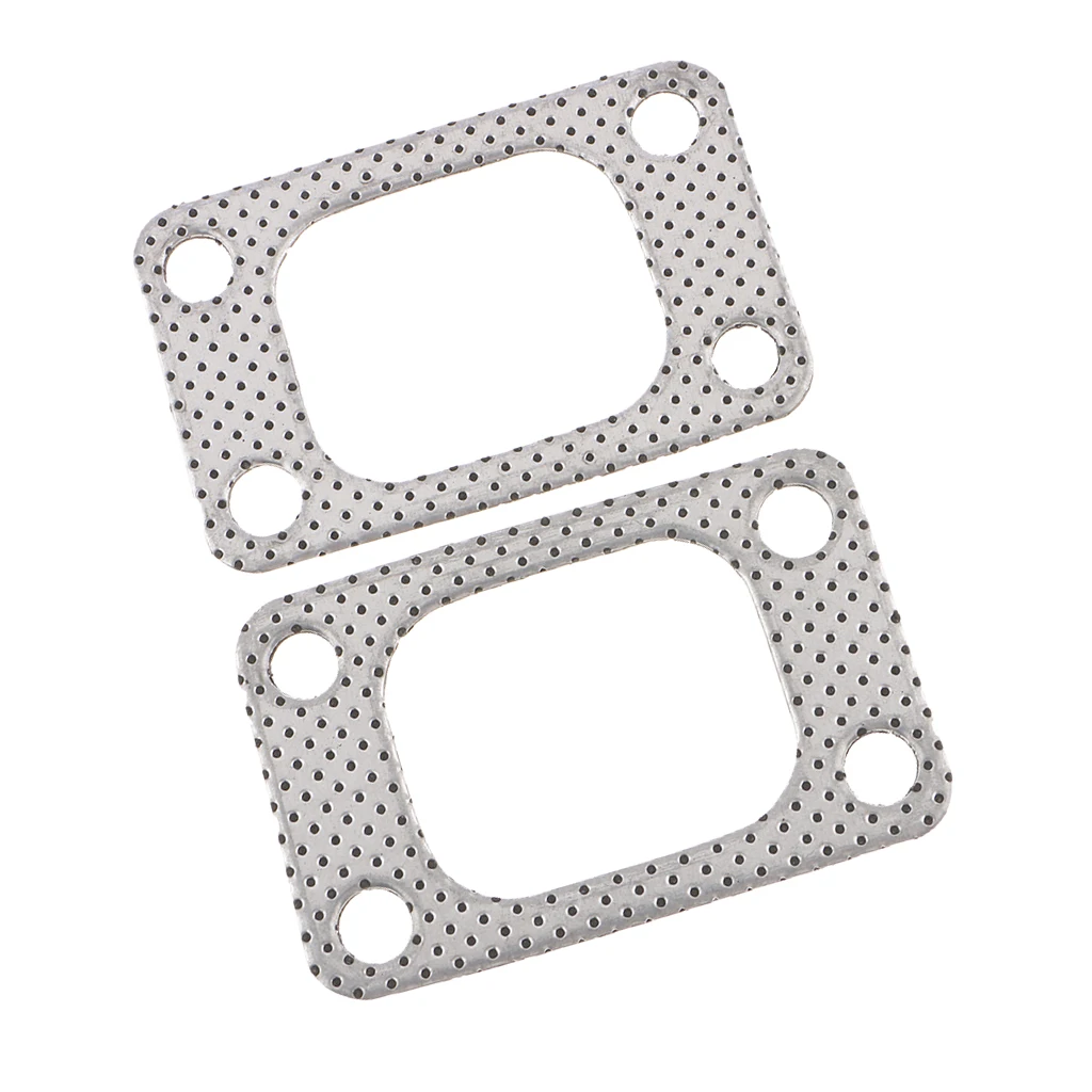 2Pcs Flange Gasket Universal For T3/T4 T35 T38 GT35  Manifold 4-
