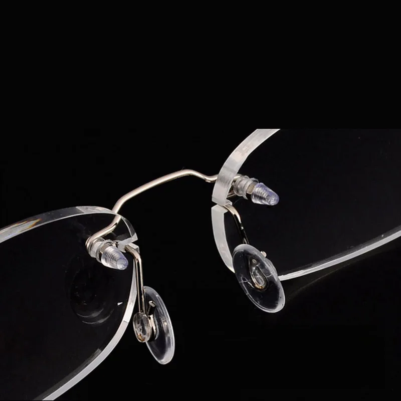 Bezramkowe Ultralekkie Okulary dla Kobiet Mężczyzn -1,0 -1,5 -2 -2,5 -3 -3,5 -4,0 7 Bezramkowe metalowe oprawki Okulary dla krótkowzrocznych Ultralekkie krótkowzroczne okulary dla krótkowzrocznych Kobiety Mężczyźni -1,0 -1,5 -2 -2,5 -3 -3,5 -4,0 5