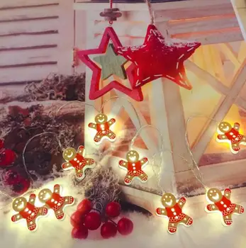 

2m 10led LED string light holiday lamp warm white battery box light