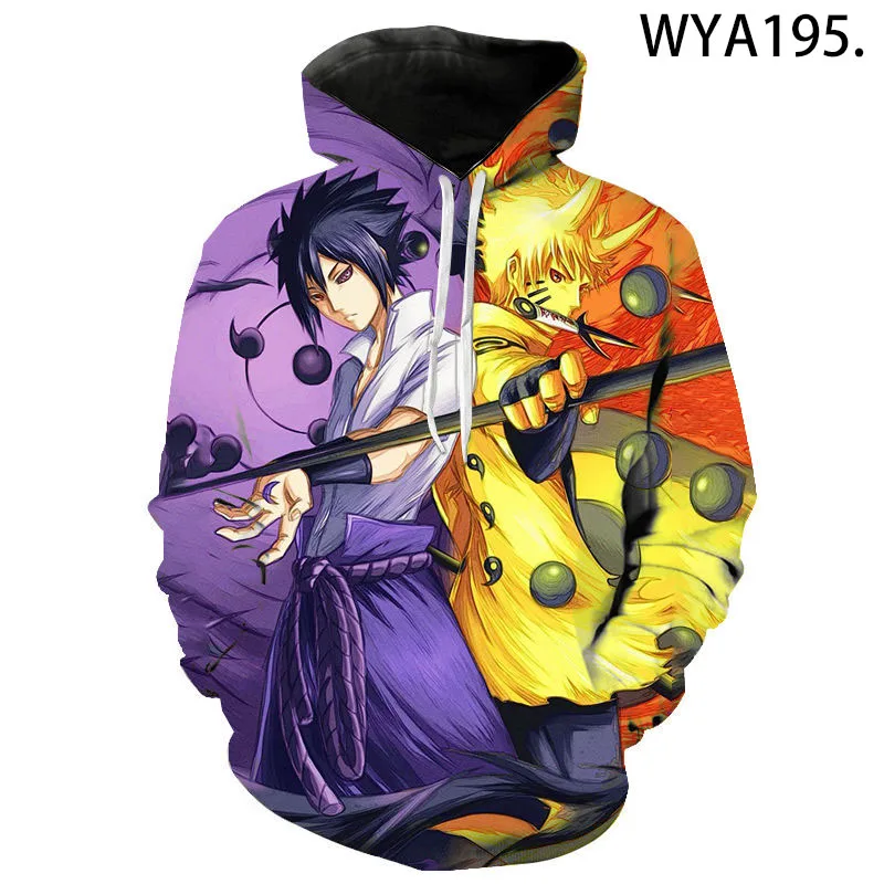 

2020 New Anime Naruto Uchiha Sasuke Itachi 3d Hoodies Men Women Children Sweatshirts Boy Girl Kids Cool Streetwear Clothes