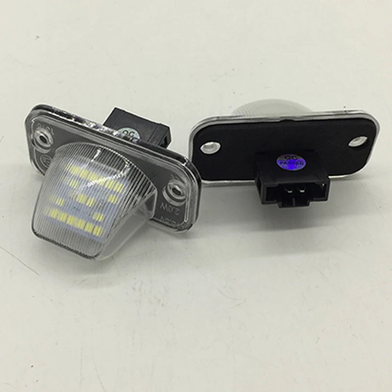 Mutips 1 набор Автомобильный светодиодный Подсветка регистрационного номера 12V для