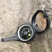 Профессиональный геологический компас легкий Военный компас для выживания на открытом воздухе для измерения расстояния наклона