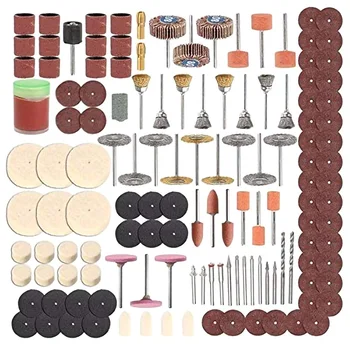 

350Pcs Rotary Accessories for Grinding Sanding Polishing - Power Tool Parts Abrasive Tools Rotary Tool Accessory Bit Set
