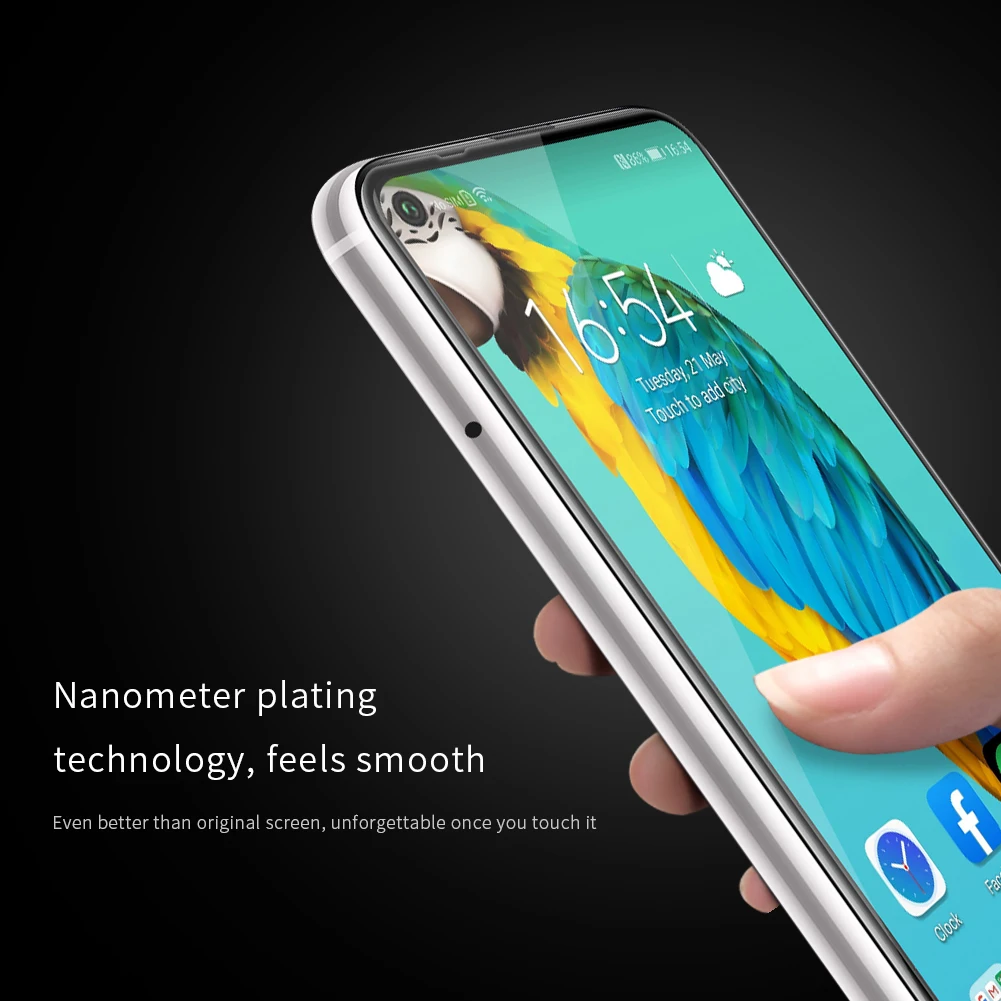NILLKIN протектор экрана XD CP+ MAX полное покрытие закаленное стекло для huawei Honor 20 анти-защитное стекло пленка