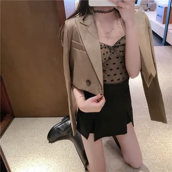 

iMucci Summer Short Coat Female Suit 2020 Spring New Korean Version of Chic Casual Suit Temperament Loose Jacket Tide