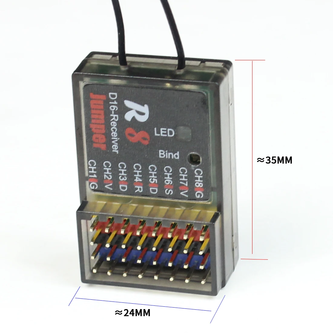 Jumper R8 приемник R1 R1F Plus 16CH Sbus для T16 plus Pro V2 Frsky D16 D8 режим радиоуправления|Пульты
