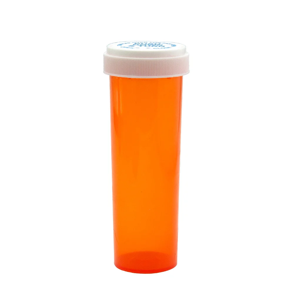 HORNET самый большой 60 Dram контейнер для флаконов, акриловый пластиковый контейнер для хранения, контейнер для таблеток, чехол для бутылки, контейнер для трав - Цвет: Orangeg