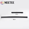 10pcs Meetee 3#  Resin Zippers Closed 25cm Open-end 60cm Ring Puller Zipper for Bags Wallet Purse Garment Sewing Accessories ► Photo 3/6