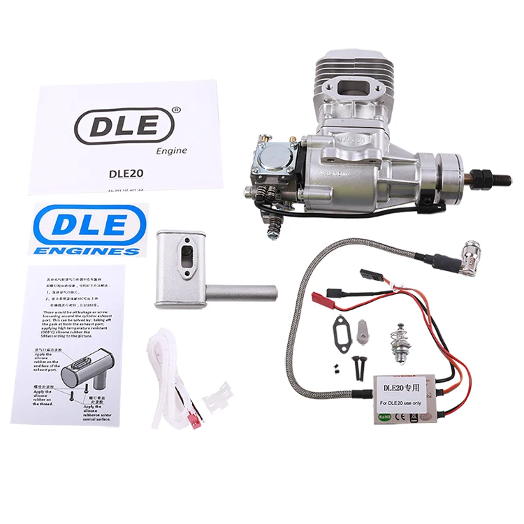 DLE 20 20CC газовый двигатель для RC модели самолета Горячая DLE20 DLE-20CC DLE - Цвет: DLE20 Engine
