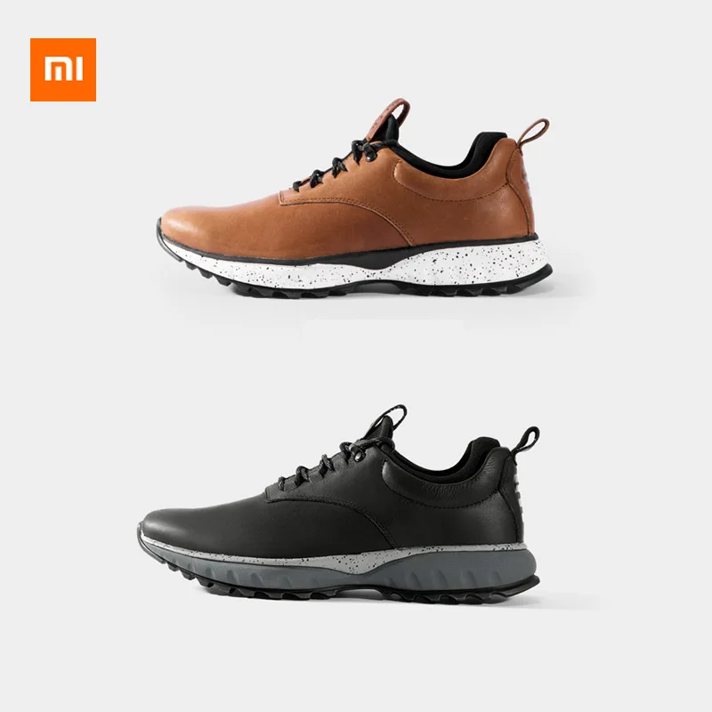 Xiaomi Mijia Qimian амортизация Уличная Повседневная кожаная мужская обувь