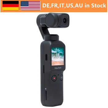 

FeiyuTech Pocket Handheld 3 Axis Gimbal Stabilizer with a Built-in 4K Camera with Touch Screen,Quick auto Focus,360°POV Mode