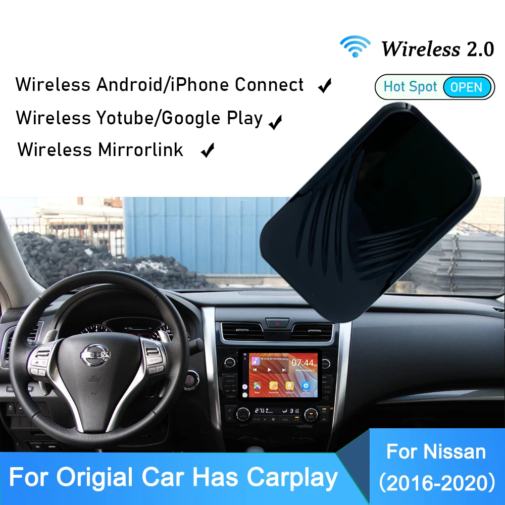 Для Apple TV Car Carplay на Android система для Nissan Беспроводная Mirrorlink видео коробка