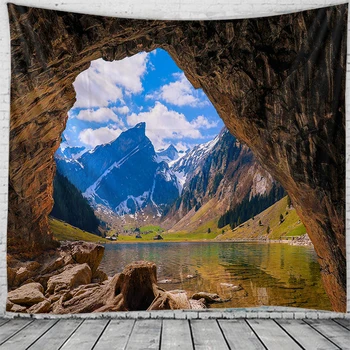 

cave tapestry Indian Mandala Hippie Macrame Tapestry Wall Hanging Boho decor Psychedelic Witchcraft Tapestry