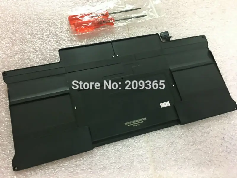 HSW аккумулятор для ноутбука Apple MacBook Air 1" A1466 A1369 A1405 A1496 A1377 с отвертками Быстрая