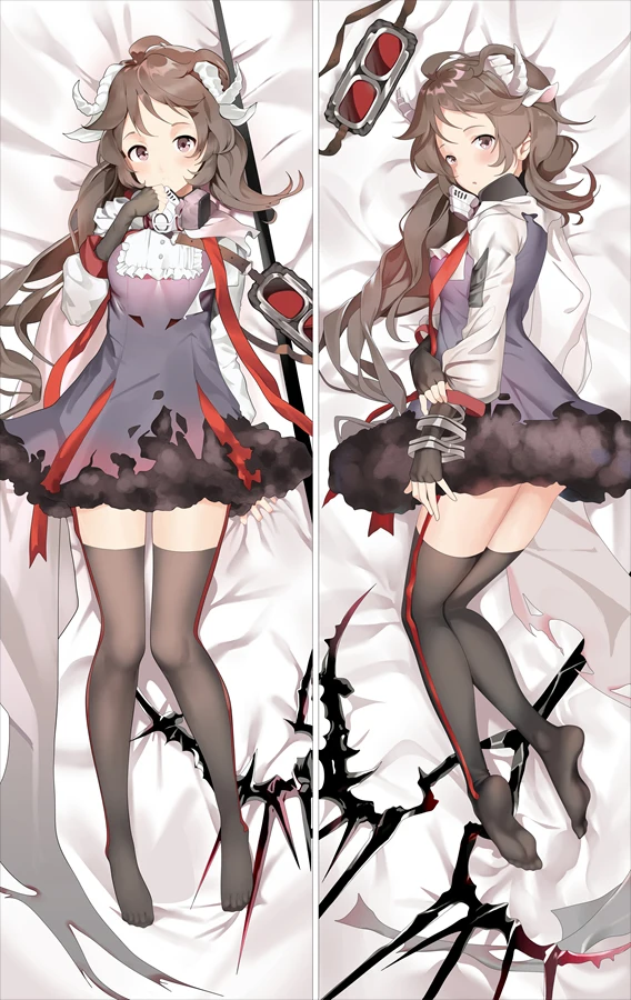 Аниме Arknights Skyfire Dakimakura, чехол с персонажами Exusiai& Ifrit, Чехол на подушку Amiya Hugs - Цвет: S1