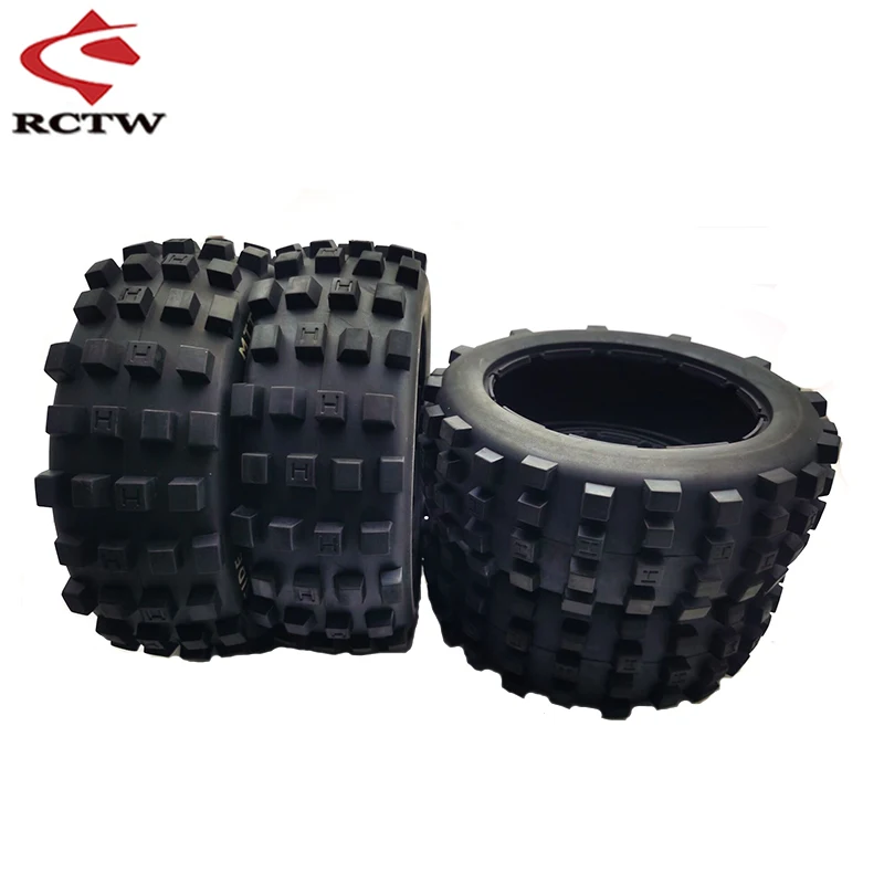 Передние и задние шины Wasteland комплект из 4 шт. для Losi 5ive T Rovan LT Kingmotor X2 DDT FID RACING DBXL