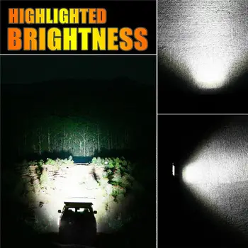 

Pods Work Lights Flush Mount Driving Lamp White Waterproof Bar Aluminum alloy
