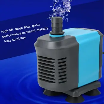 

Aquarium Submersible Pump Silent Pump Filter Pump Bottom Suction Cup 220-240V Plug for Fish Tank