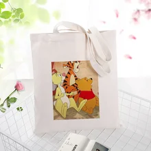 Желтая мультяшная холщовая вместительная сумка для покупок, сумка на заказ, текстовый логотип с принтом DIY, ежедневное использование, Экологичная сумка, многоразовая утилизация