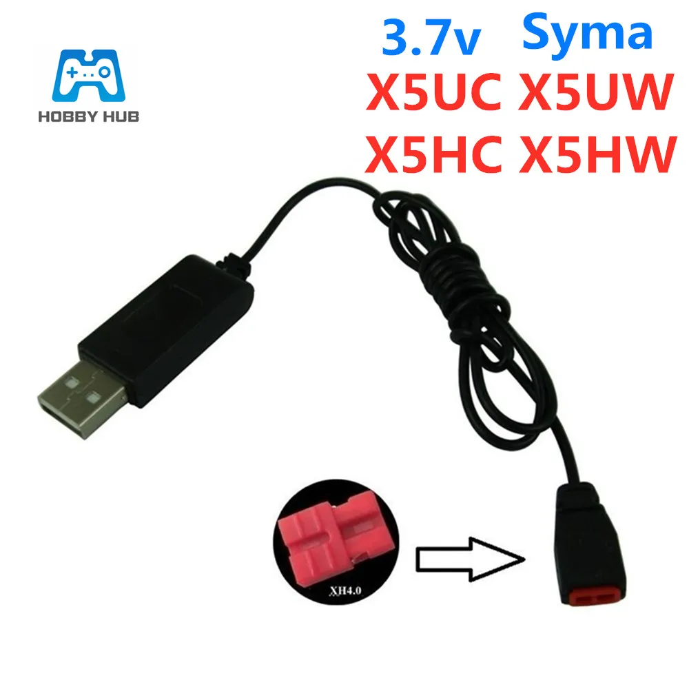 Зарядное устройство для батарей 3 7 В зарядное USB Syma X5HC X5HG X5HW XH 4 0 Lipo В|Детали и