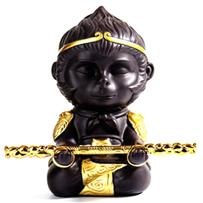 Y366 Monkey Bluetooth Speaker TWS Wireless Stereo Pairing Phone Holder Protable Speaker(Golden) | Электроника
