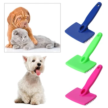 

Dog Cat Hair Removal Comb Stainless Steel Needle Pet Comb Puppy Kitten Clean Hair Trimmer Brush Pet Grooming Flea Combs