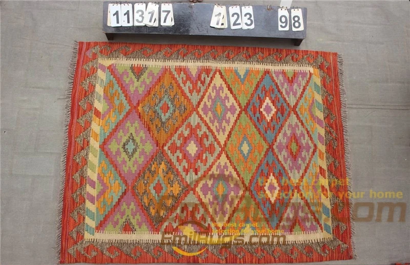 11317 kilim rugs tapestries Fabric Handmade Vintage For Living Room Square Turkish Wool Knitting - Цвет: 11317