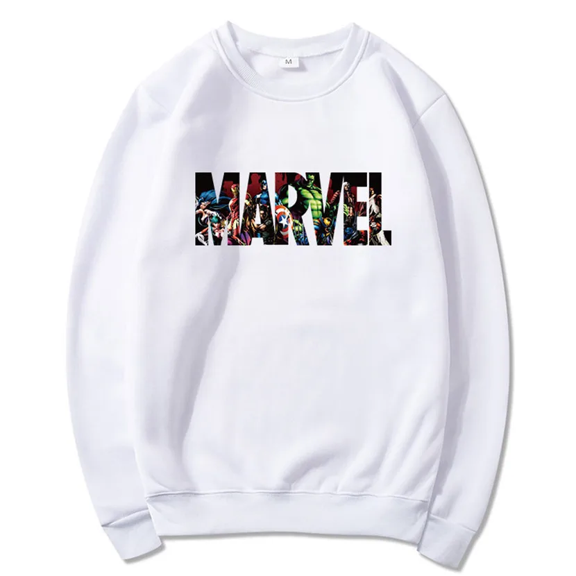 

2019 Newest Super Hero Marvel Sweatshirts Fashion Suprem Men Hoodies Marvel Cool Printed Sweatshirts streetwear Men Clothing 3XL