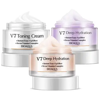 

V7 Vitamins Whitening Cream Effective Repair Rough Skin Smooth Face Care Moisturizing Day Cream