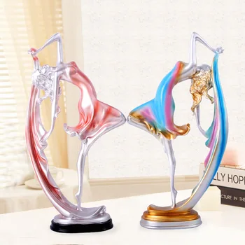 

Birthday Gifts For Girlfriend Desktop Decoration MIniature Model Dancing Sculpture Home Decoration Ornaments TV Cabinet Display