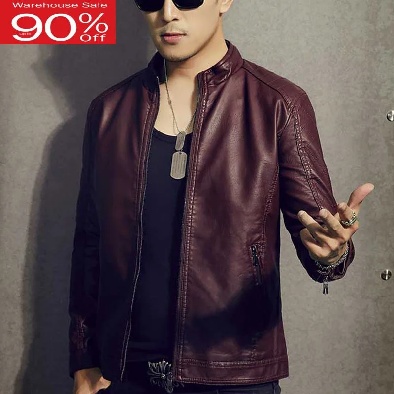 

Men genuine teenage boy 2020 new spring and autumn thin slim short male motorcycle cow leather jacket biker 602