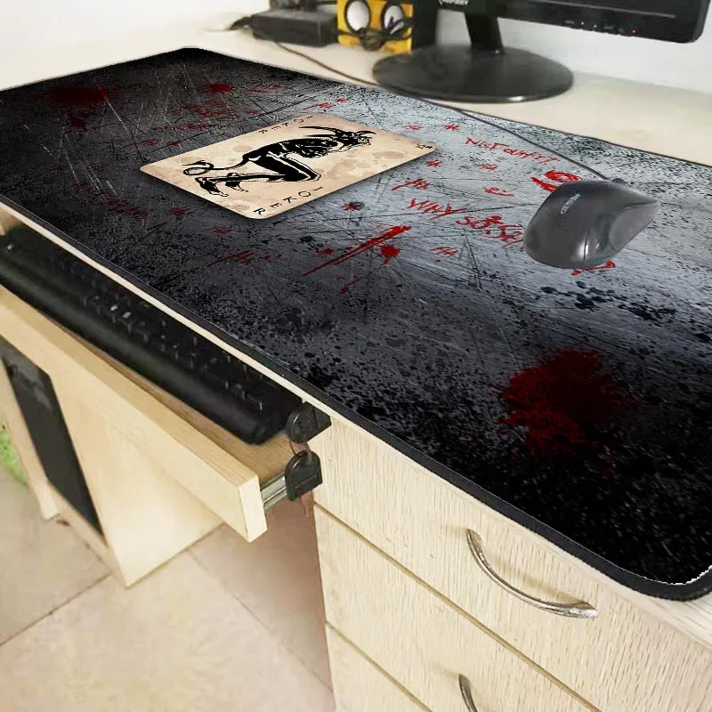 Funny Joker Large Gaming Mouse Pad Gamer Locking Edge Keyboard Mouse Mat Gaming Desk Mousepad for C