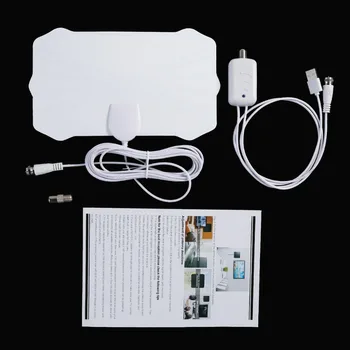 

New 60 Miles 1080P Indoor Digital TV Antenna Multi Direction Antenna Signal Receiver Amplifier TV HDTV Antenna Aerial DVB-T