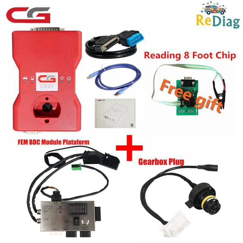 Новый оригинальный CGDI Prog для BMW MSV80 FEM/EDC функциональный Power 3 в 1 автомобильный