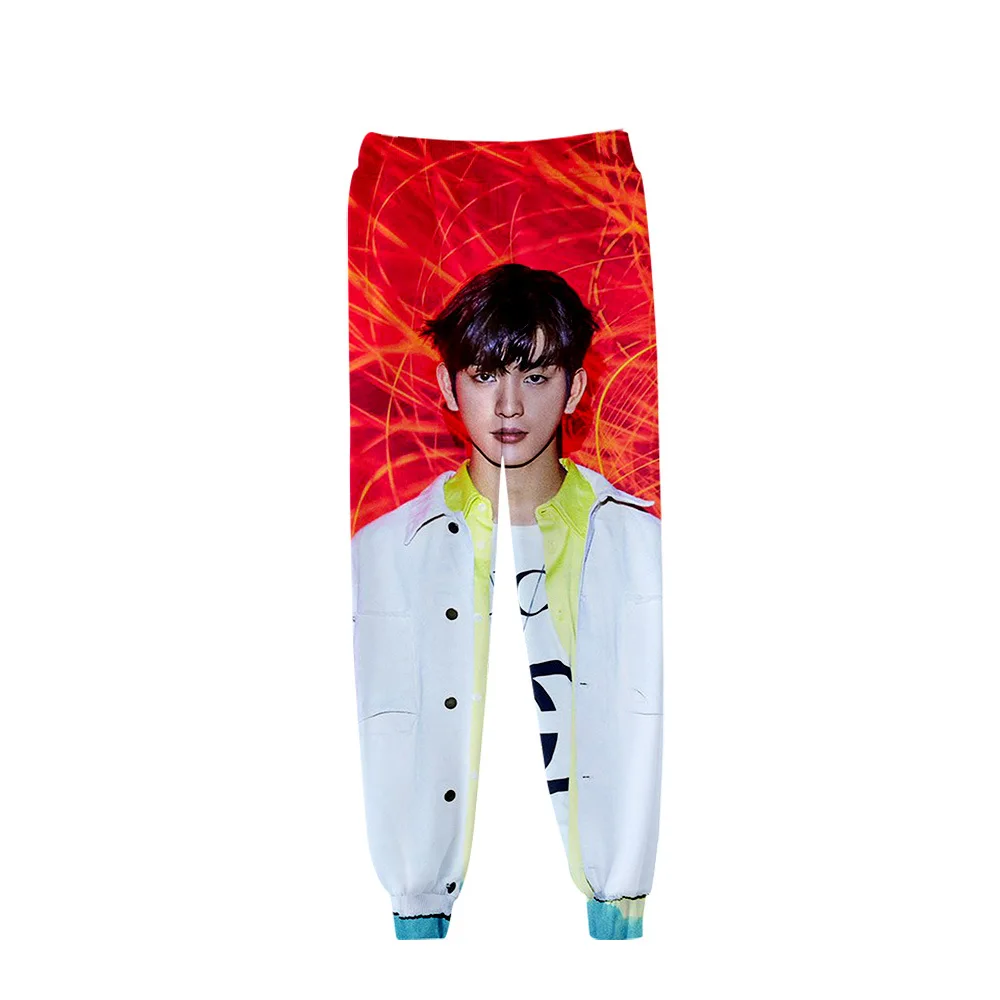 Стиль, AliExpress,, GOT7, Южная Корея, мужские комбинированные 3D штаны на лодыжке