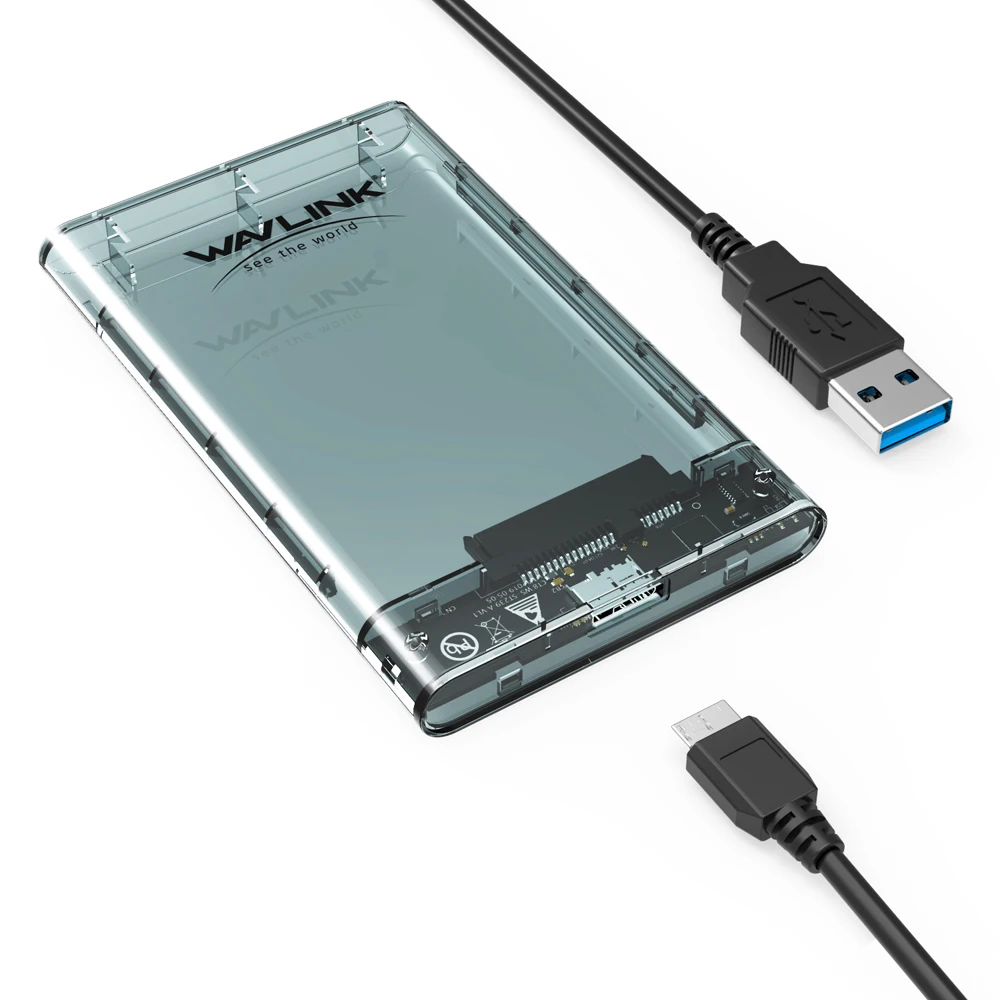 Карман SSD Wavlink USB 3 0 на жесткий диск SATA 2 5 дюйма до Гбит/с|Корпус жесткого диска| |